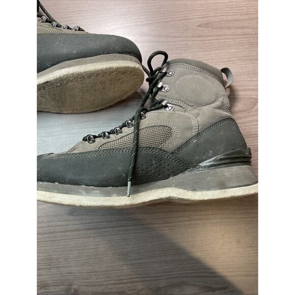 Simms Wading Boots Felt Sole Shoes Mens Size 8 Fly Fishing Outdoor Gray - Picture 10 of 15